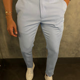 Calça Alf. Verona Ajuste Lateral Ponto H Azul Bb