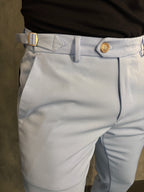 Calça Alf. Verona Ajuste Lateral Ponto H Azul Bb