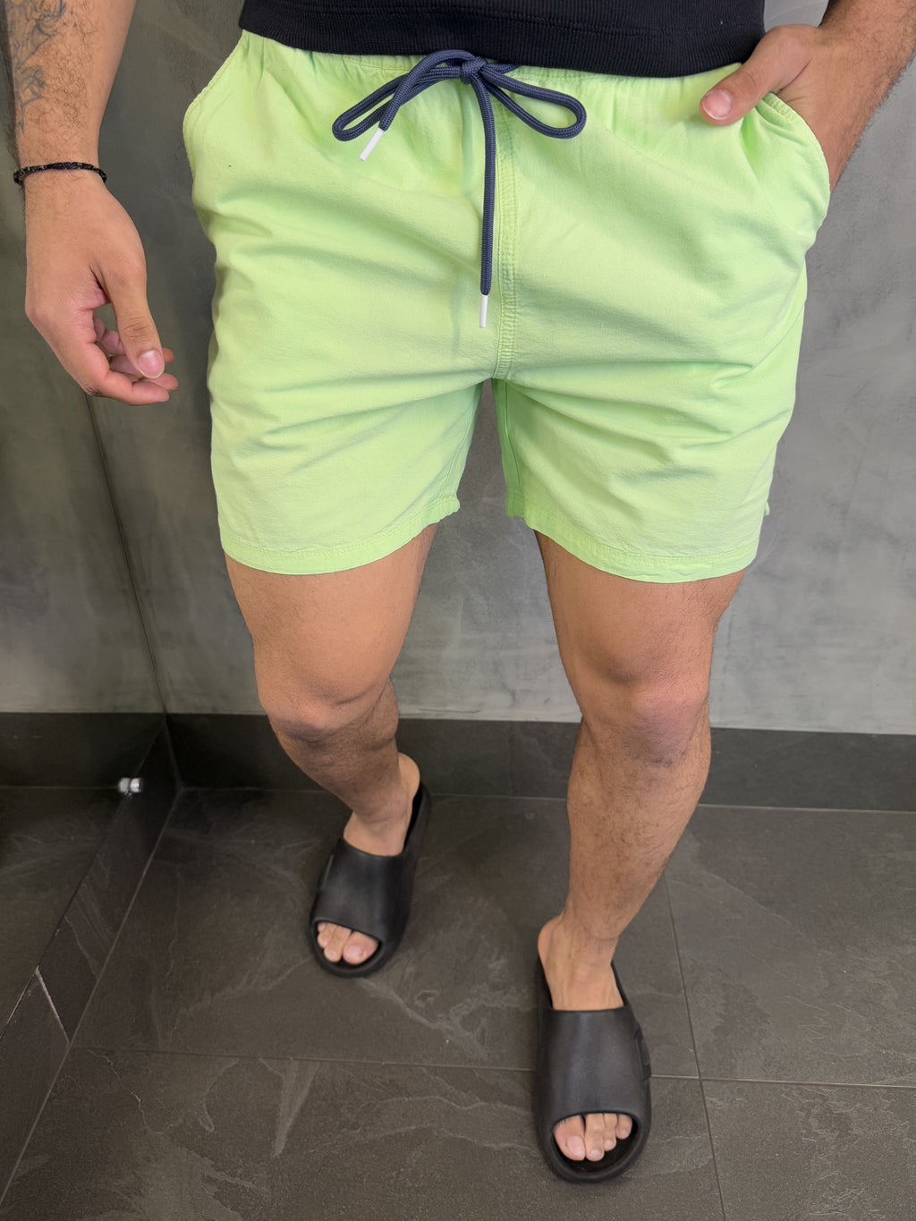 Short Viscose Paper Kingejoe Verde