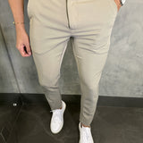 Calça Alfaiataria Verona Ajuste Lateral Ponto H Khaki