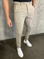 Calça Alfaiataria Verona Ajuste Lateral Ponto H Khaki