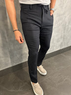 Calça Alf. Anderlecht Linho Ponto H Preto