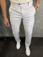 Calça Alfaiataria Skinny Com Cintura Elástica Barezy