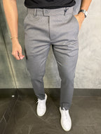 Calça Alfaiataria Skinny Com Cintura Elástica Barezy