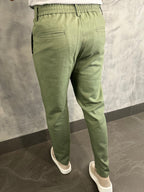 Calça Relax Rami Com Elástico E Cadarço Barezy