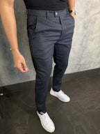 Calça Alfaiataria Skinny Com Cintura Elástica Barezy