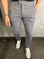 Calça Alf. Linhão Com Regulador Ponto H Chumbo