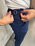 Calça Alf. Linhão Com Regulador Ponto H Marinho