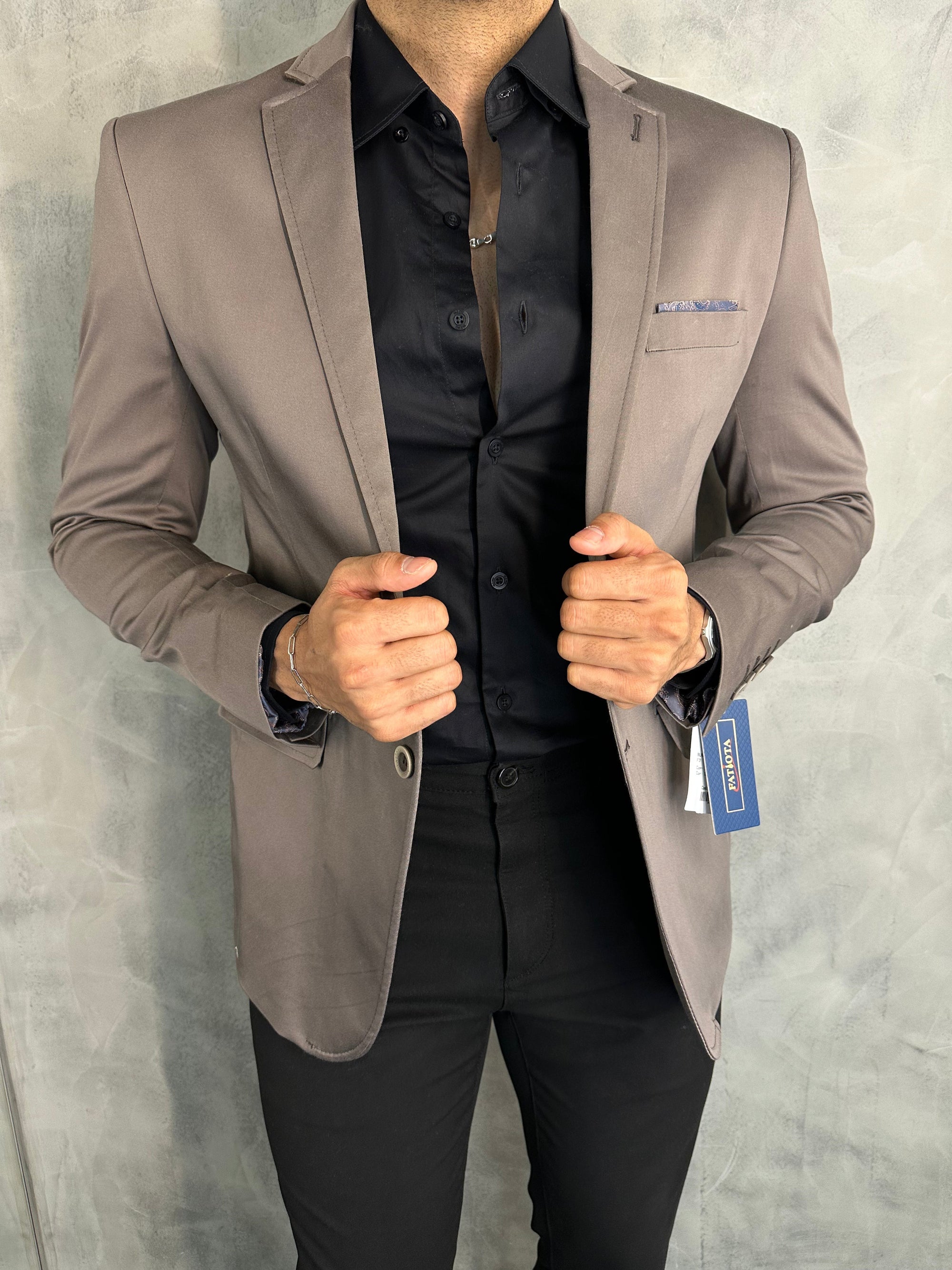 Blazer Super Slim Fatiota Café