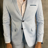 Blazer Super Slim Fatiota Azul Claro
