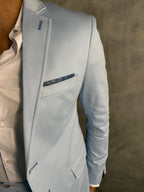 Blazer Super Slim Fatiota Azul Claro