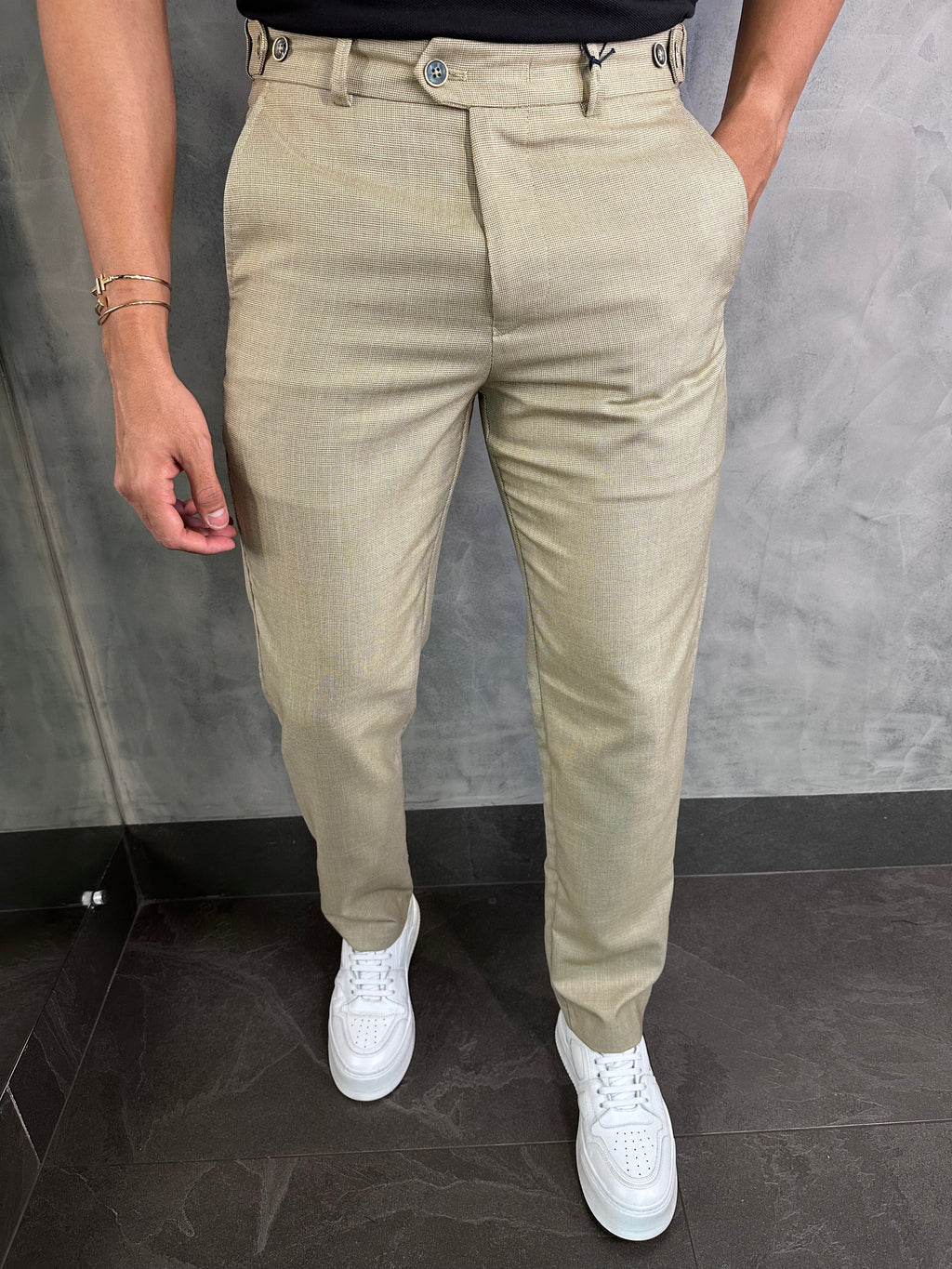 Calça Alf. Skinny Com Cintura Elástica Barezy