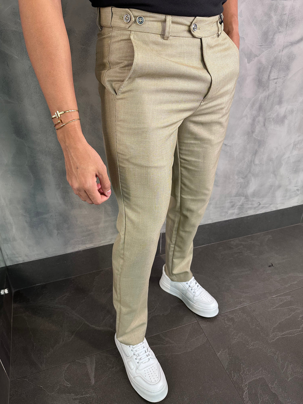 Calça Alf. Skinny Com Cintura Elástica Barezy