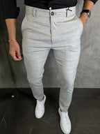 Calça Alf. Skinny Stretch Xadrez Barezy