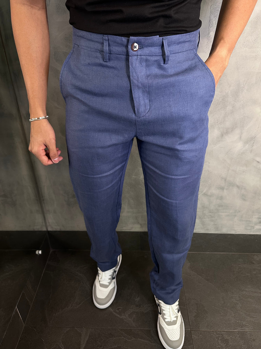 Calça Alf. Linho Regular Ponto H