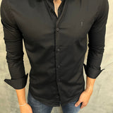 Camisa Algodão Egípcio Slim Select M/L Dlz Preto