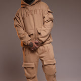 Conjunto Moletom Creat Marrom