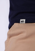 Camisa Polo Ziper Azul Marinho