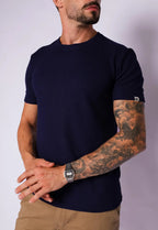 Camiseta Masculina Tricot Azul Marinho
