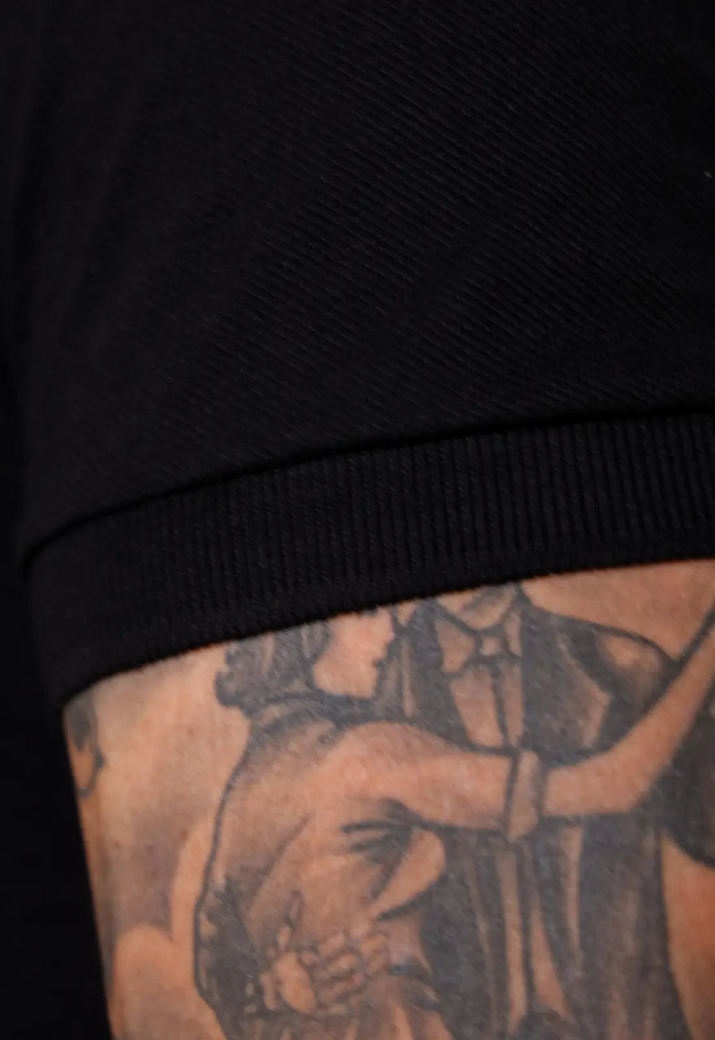 Camisa Polo Ziper Preta