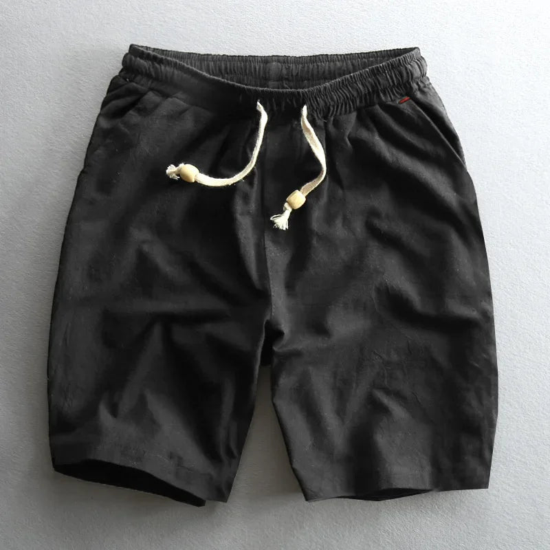 Short Casual Masculino Em Algodão