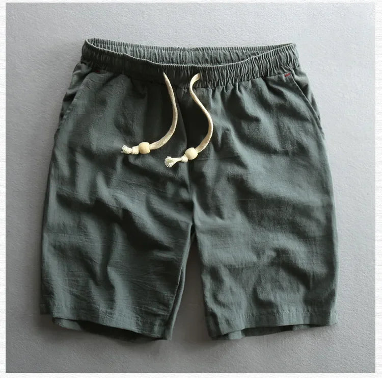 Short Casual Masculino Em Algodão