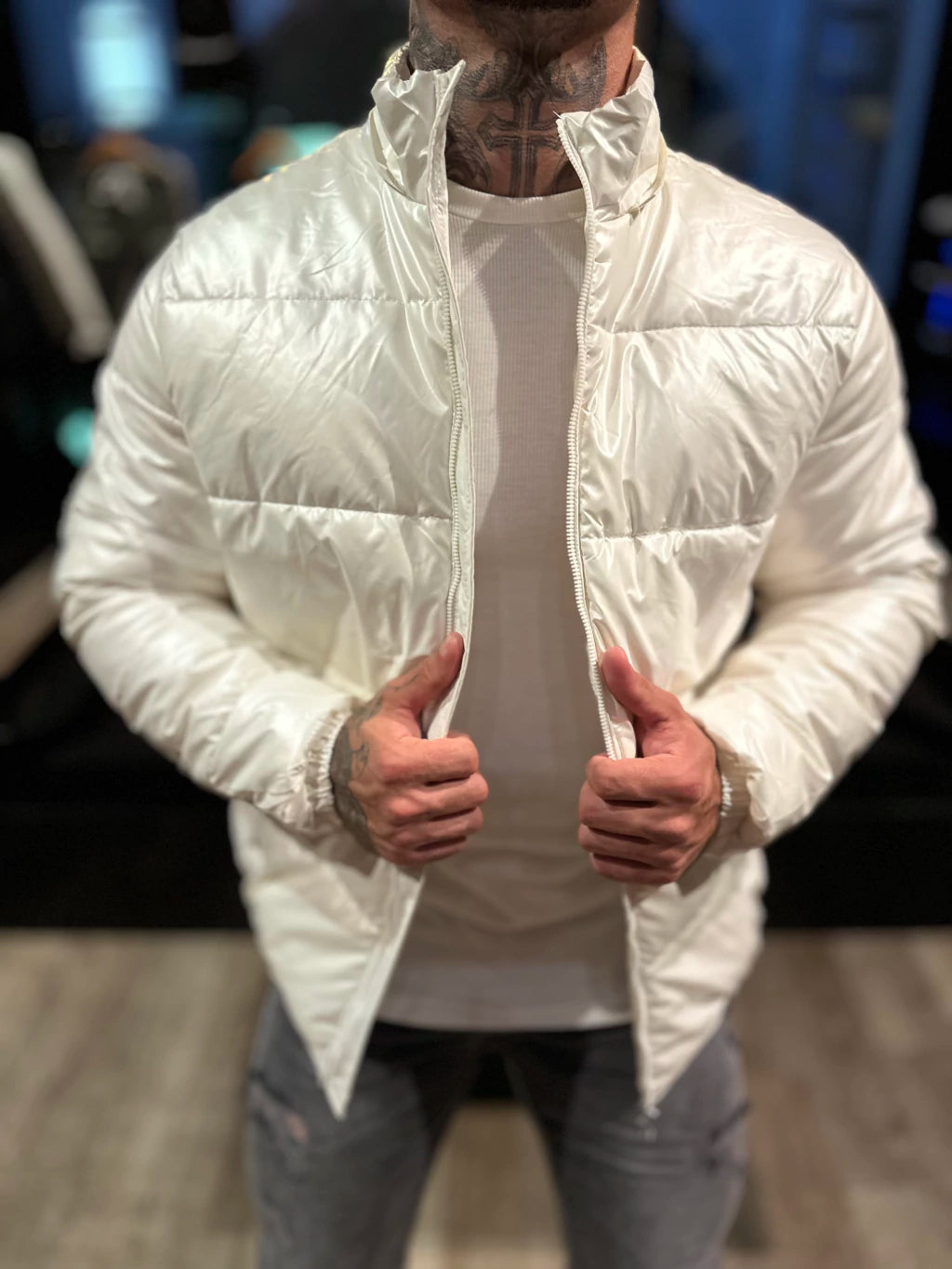 Puffer Premium Off Perolado