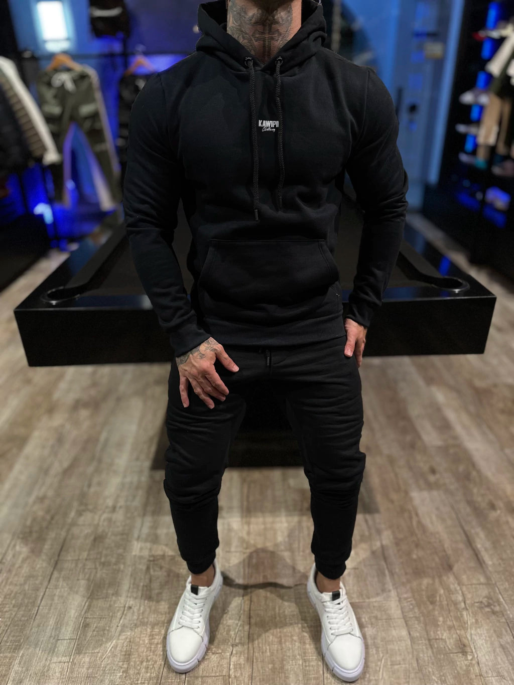 Conjunto Moletom Kw Basic Preto