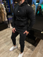 Conjunto Moletom Kw Basic Preto