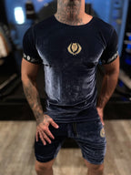 Conjunto Veludo Molhado Blue