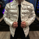 Jaqueta Puffer Premium Perolizada Branca