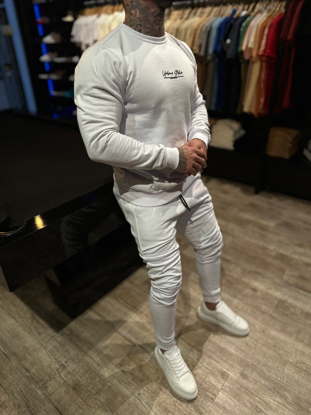 Conjunto Moletom Kw White