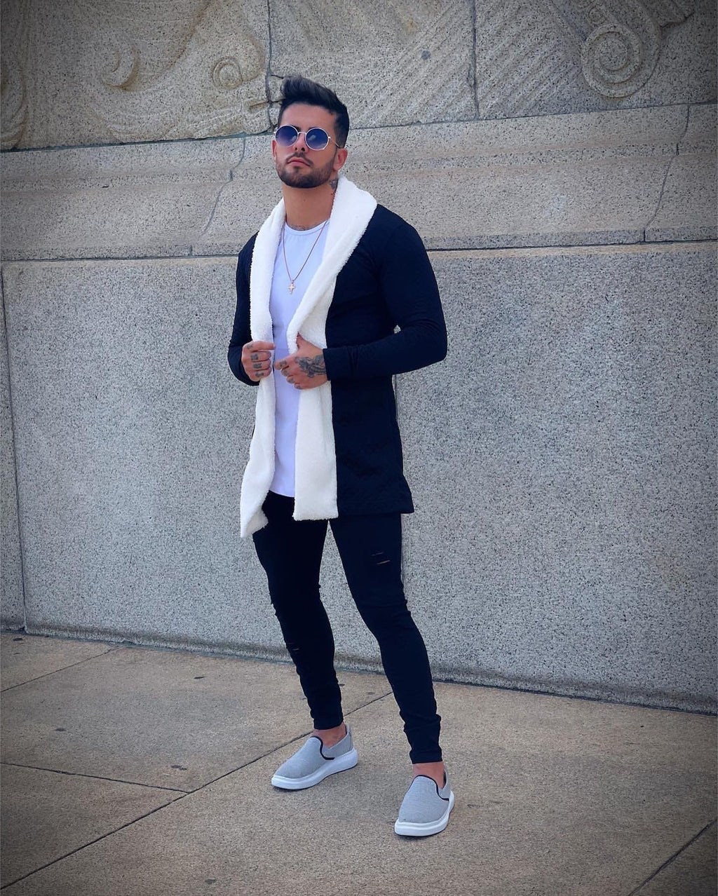 Cardigan Lost Preto Lux