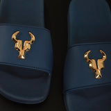 Chinelo Toro Slide Azul Poseidon