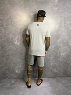 Conjunto Slim Lost Camiseta E Shorts Cinza