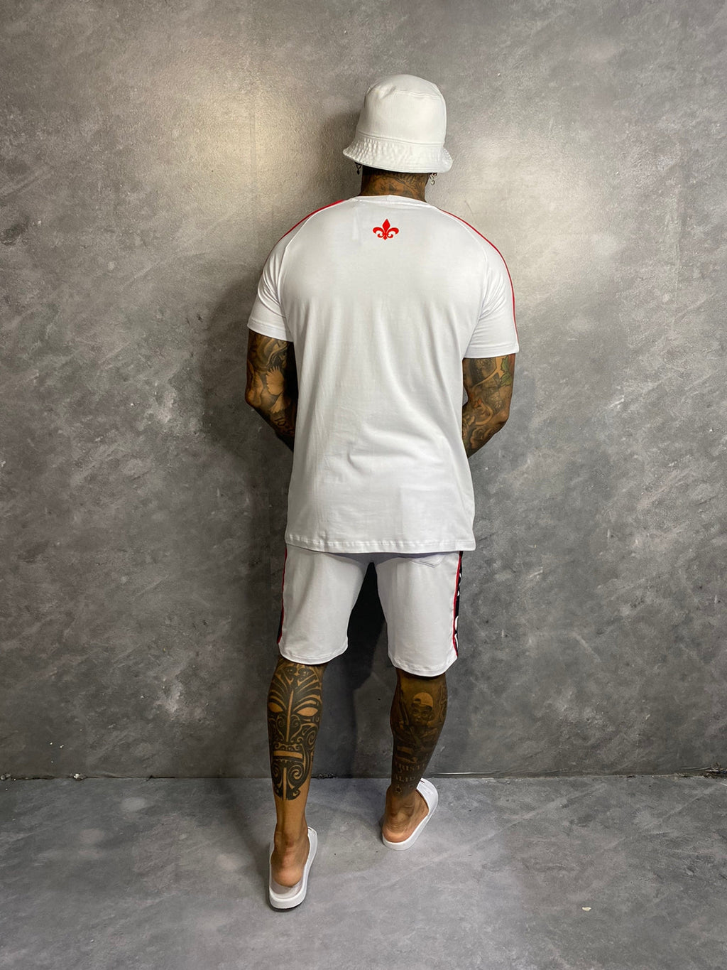 Conjunto Slim Camiseta E Shorts Branco