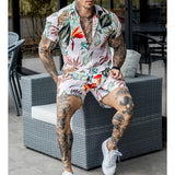 Conjunto Camisa Manga Curta Shorts Flowers Summer