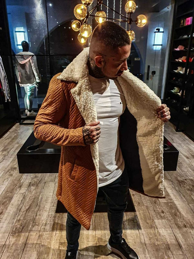 Parka Matelassê Marrom