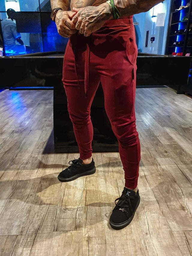 Calça Moletinho Slim Wine